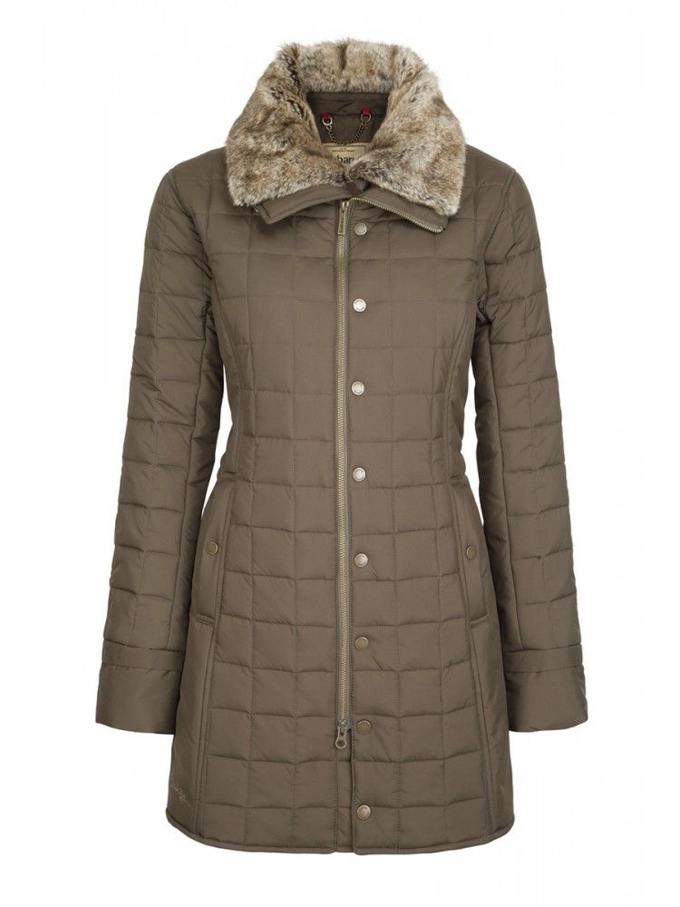 Long Winter Quilted Coat for women