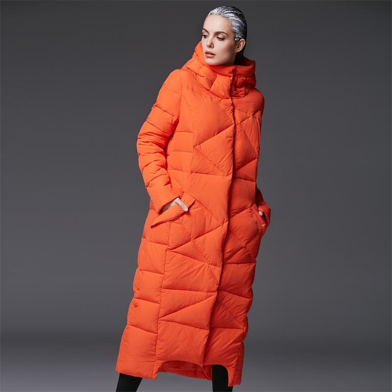 2019 Women'S Extra Long Parkas For Women Winter Coat Warm Quilted Down  Jackets Luxury Brands Design Thickened Orange Hooded Black From Caesarl, ...