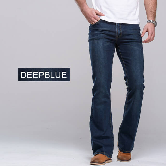 Men's Bootcut Jeans Deep Blue