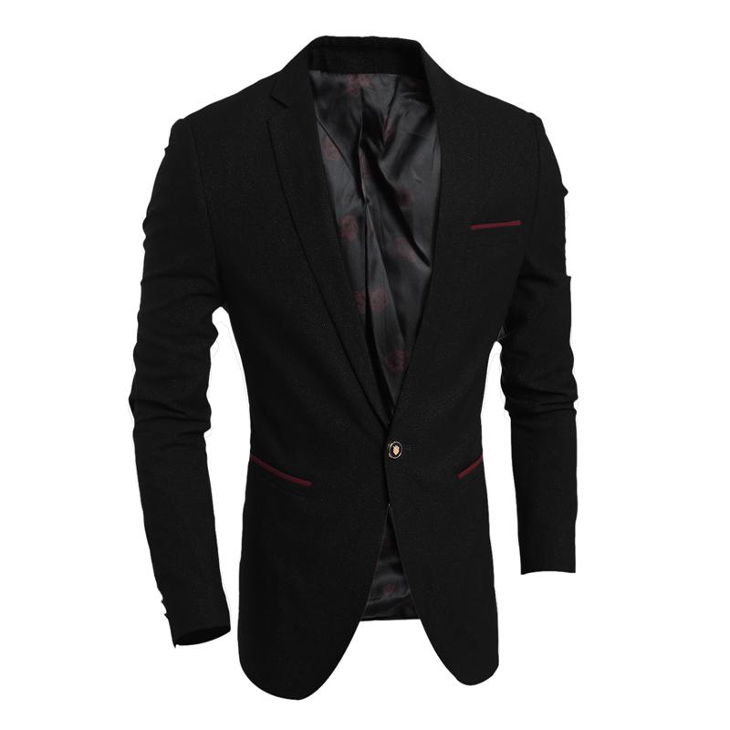 New Men Dress Blazer Jacket Brand Slim Fit Casual Business Blazer Suit Male  Wedding Suit Blazer Coat Outwear Tops Jackets US Size XS S M L Men Blazer  Mens ...