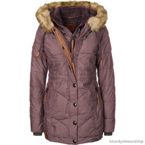 Naketano Gut Bebrüstet II W winter jacket purple - Womens Winter
