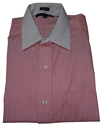 Tommy Hilfiger Men's Regular Fit Shirt, Size 15 1/2 32/33, Pink