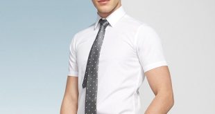 2018 Brand New Men's Regular Fit Shirt Men Short Sleeve Business