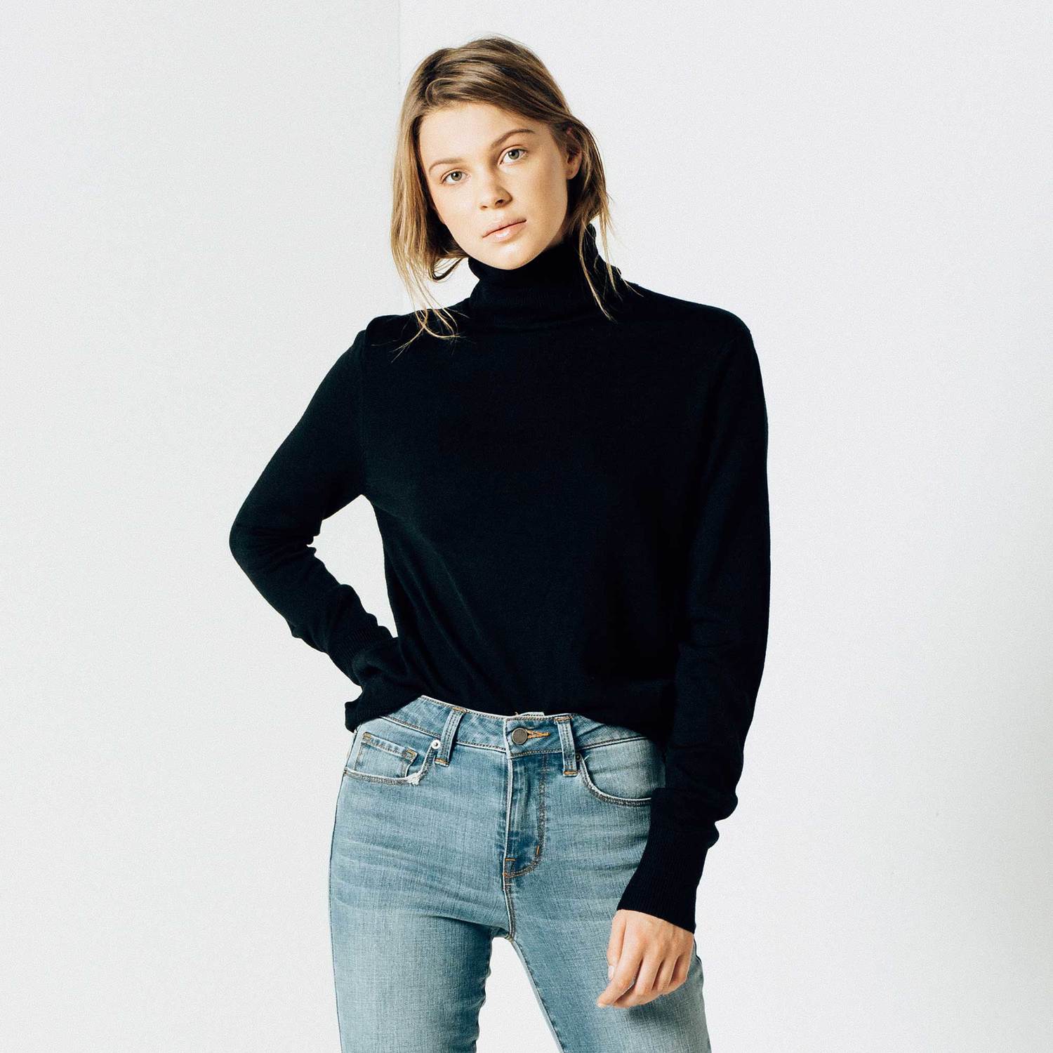 Turtleneck Sweater for Women in exclusive materials and designs