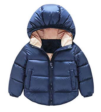 Toddler Baby Boys Girls Outerwear Hooded coats Winter Jacket Kids Clothes,  18-24 Months