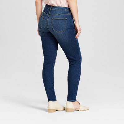 Women's Mid-Rise Curvy Skinny Jeans - Universal Thread™ Dark Wash : Target