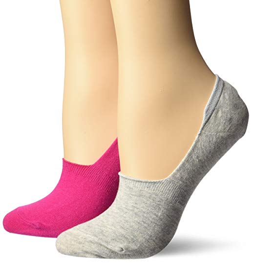 Keds Women's 2 Pack Solid Sneaker Liner Socks, Cabaret Assorted, ...