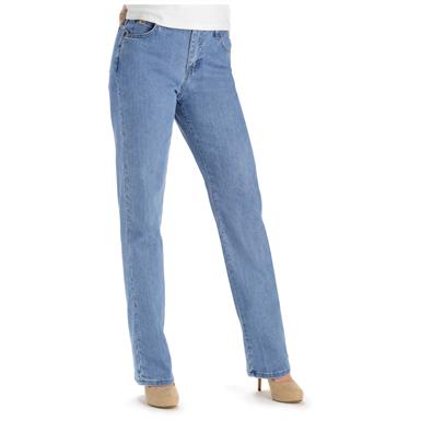 Lee® Women's Relaxed Fit Straight Leg Jeans, Premium Light
