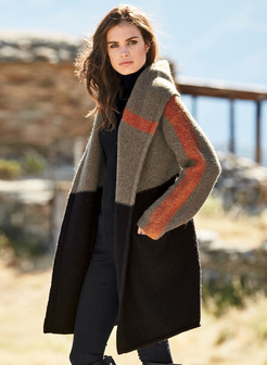The perfect snuggle-up layer for winter, our felted knit coat is a soft
