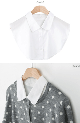 3 type blouses with collars on collar with collar shirt shirt with collar  blouse layered layering solid angle collar round collar frillneck race high  neck