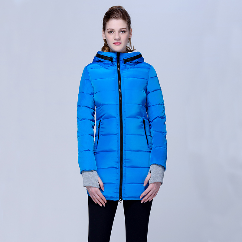 A parka in blue – the classic in a new color