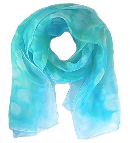 Silk scarf women, blue scarves, Turquoise plus more colours available in my  shop,