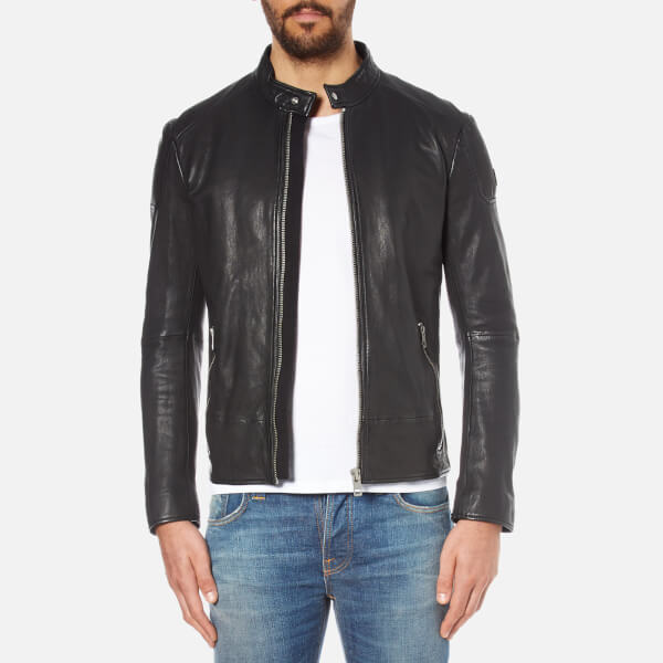BOSS CASUAL LEATHER JACKET