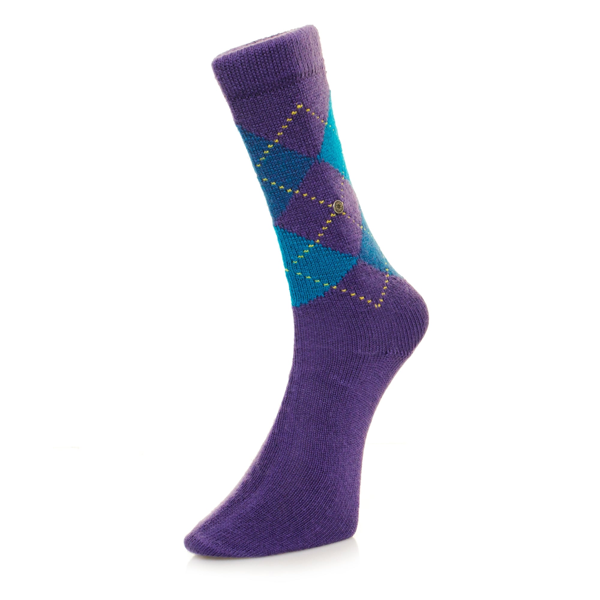 Burlington Preston Purple Argyle Socks 242846764