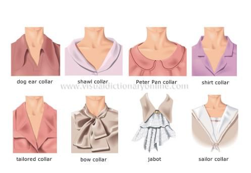 Collar dresses for leisure and business