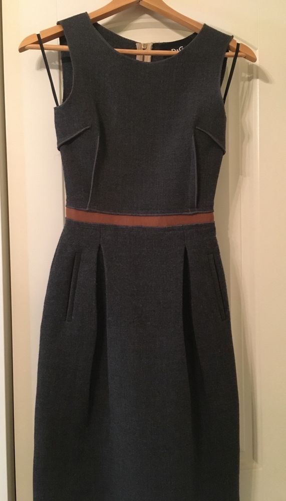D&G Dolce&Gabbana ITALY size 36 Wool Dress - US 0 #fashion #clothing #shoes  #accessories #womensclothing #dresses (ebay link) | Dresses in 2018 |  Dresses,