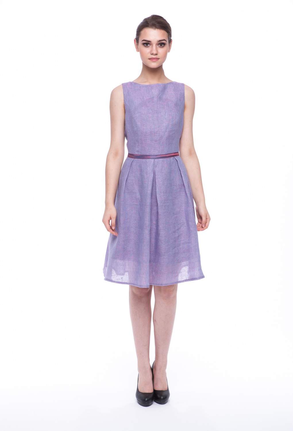 Women dress Violet without sleeves
