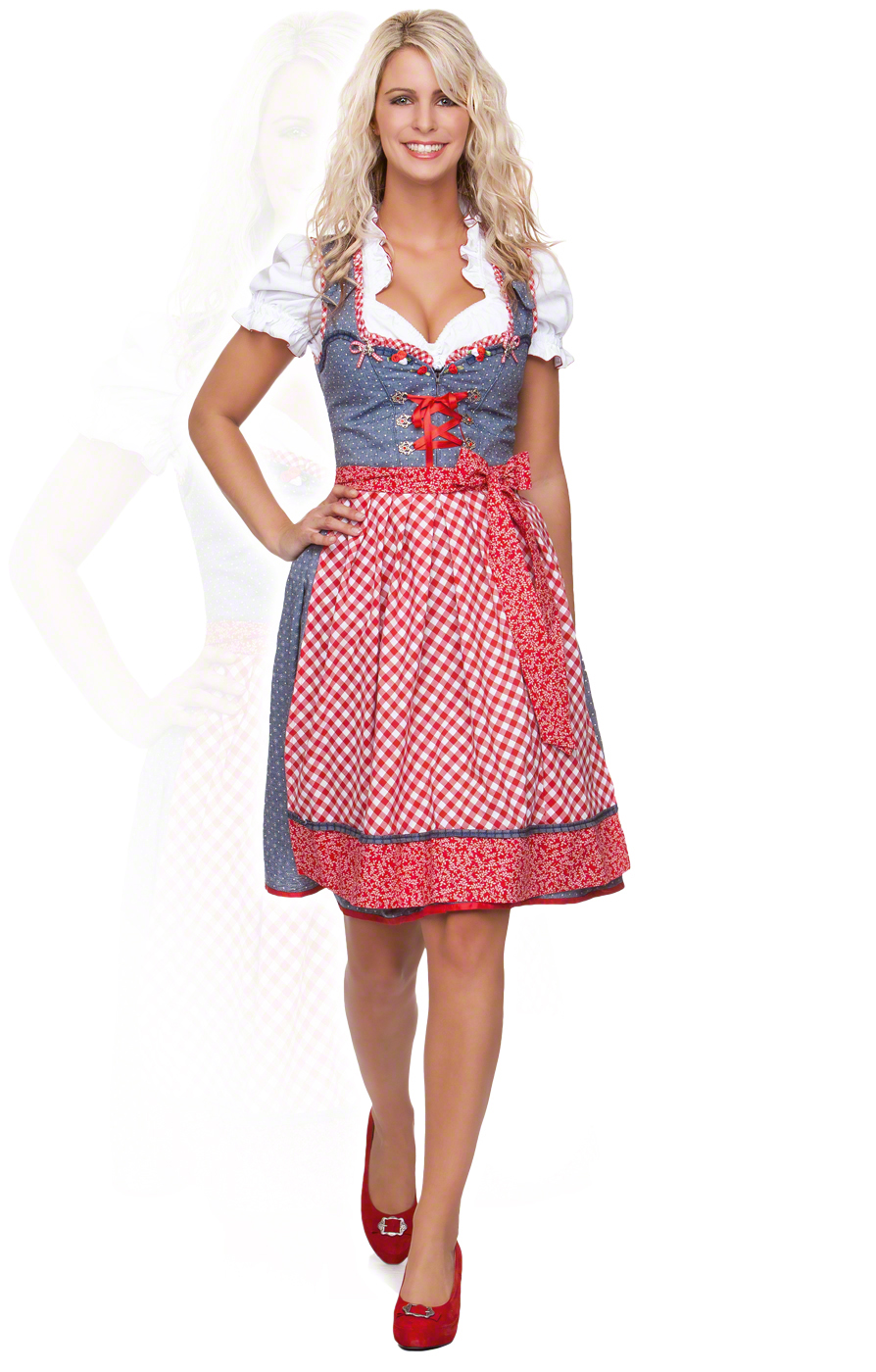 Equipped with the cheap knee-length dirndls for every event