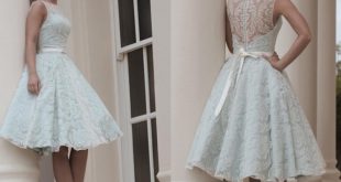 Custom Made White Vintage Lace Wedding Dress Knee Length Wedding Dresses  2018 New Wedding Guest Dress Christmas Wedding Dresses Cocktail Wedding  Dresses