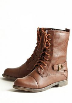 Forever Wandering Lace-up Boots in Brown Lace Up Boots, Leather Boots, Brown