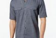 Alfani Men's Warren Textured Short Sleeve Shirt, Created for Macy's