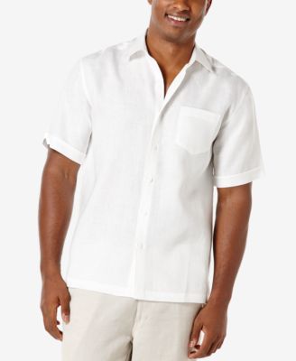 Cubavera Men's 100% Linen Short-Sleeve Shirt - Casual Button-Down
