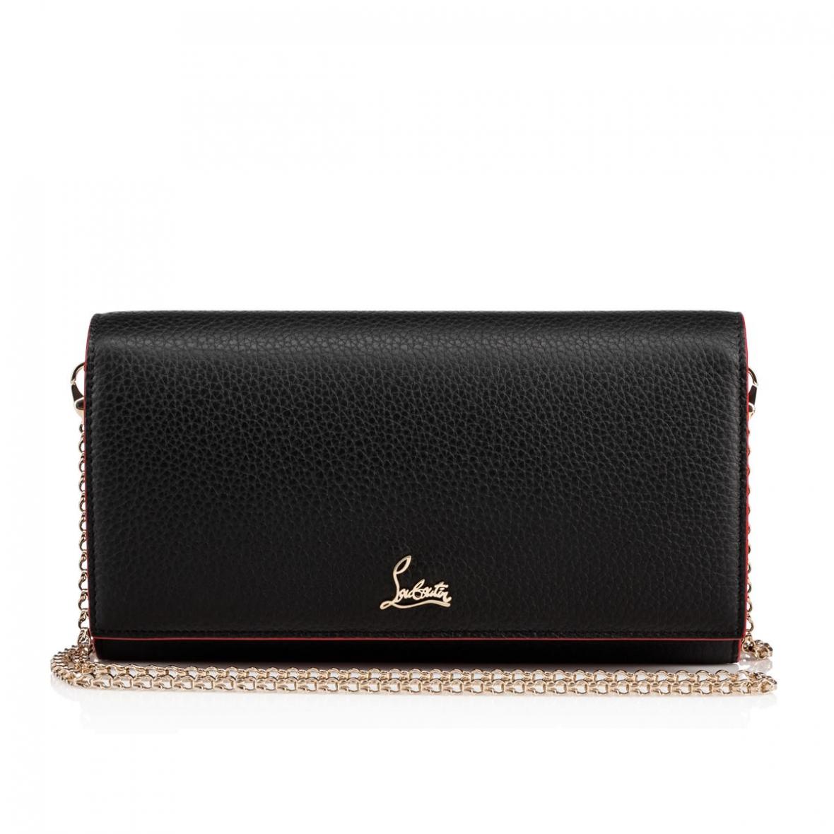 Christian Louboutin Small Leather Goods & Accessories – Womens Boudoir  Chain Wallet Black