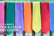 Affordable Solid Color Neckties
