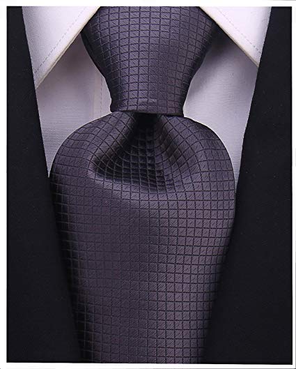 Solid Ties for Men - Woven Necktie - Mens Ties Neck Tie by Scott