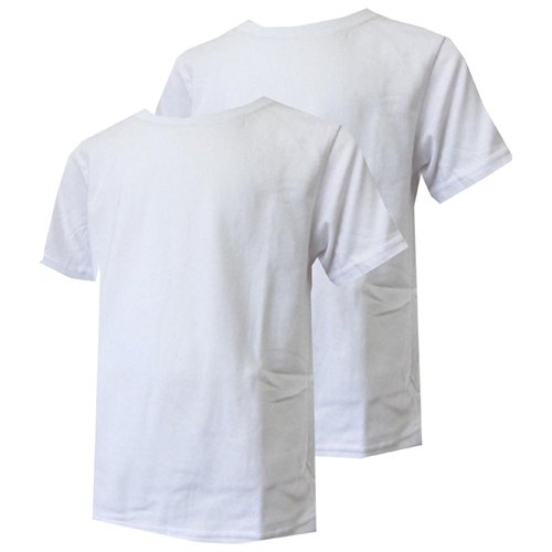 Calvin Klein Boys White 2 Pack Crew Neck T Shirts, $9 | buy.com
