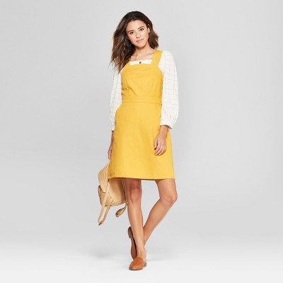 Women's Apron Dress - Universal Thread™ Yellow : Target