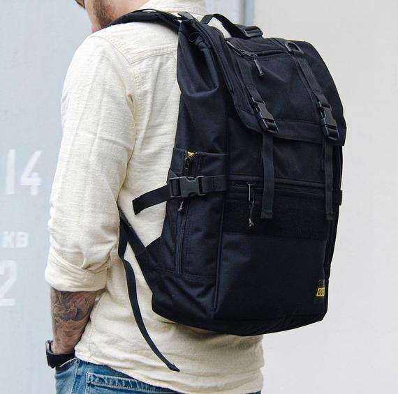 Canvas backpack mens backpack college backpack Laptop | Etsy