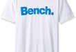 Bench Men's Plain T-Shirt with Contrasting Logo Print at Amazon