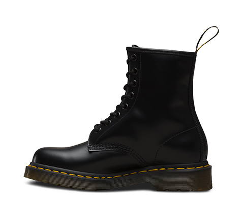 WOMEN'S 1460 SMOOTH | Black and White Shoes & Boots | Dr. Martens