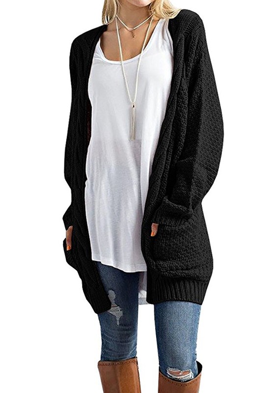 A cardigan in black is more than a basic