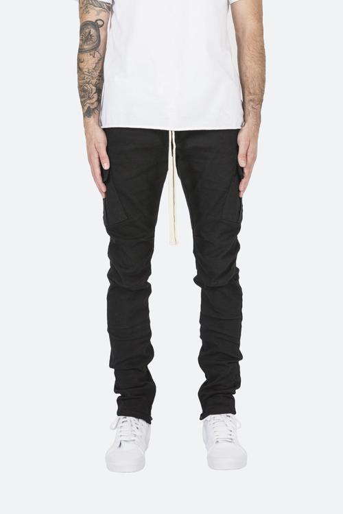 Cargo Drawcord Pants - Black | mnml | shop now