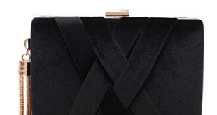 Women's Evening Clutch Bag Stain Fabric Bridal Purse for Wedding