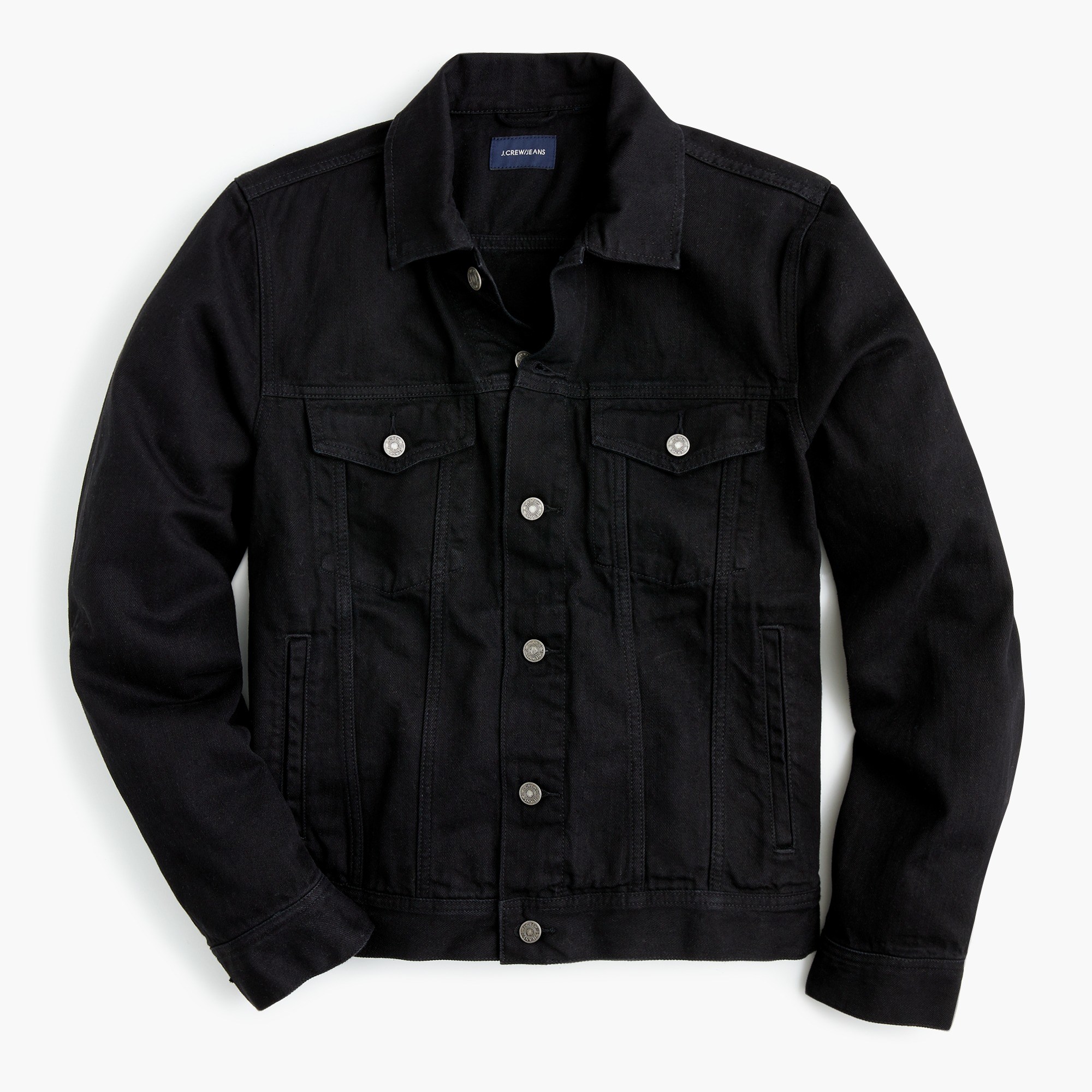 Denim jacket in washed black - Men's Outerwear | J.Crew