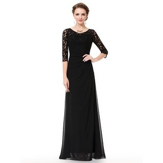 Shop Ever-Pretty Women's Lace Long Sleeve Floor Length Evening Gown