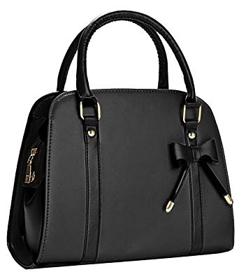 Amazon.com: COOFIT Lady Handbag Little Bow Leisure Top-Handle Bags