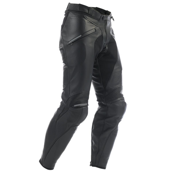 Dainese Alien Leather Trousers - Black - FREE UK DELIVERY