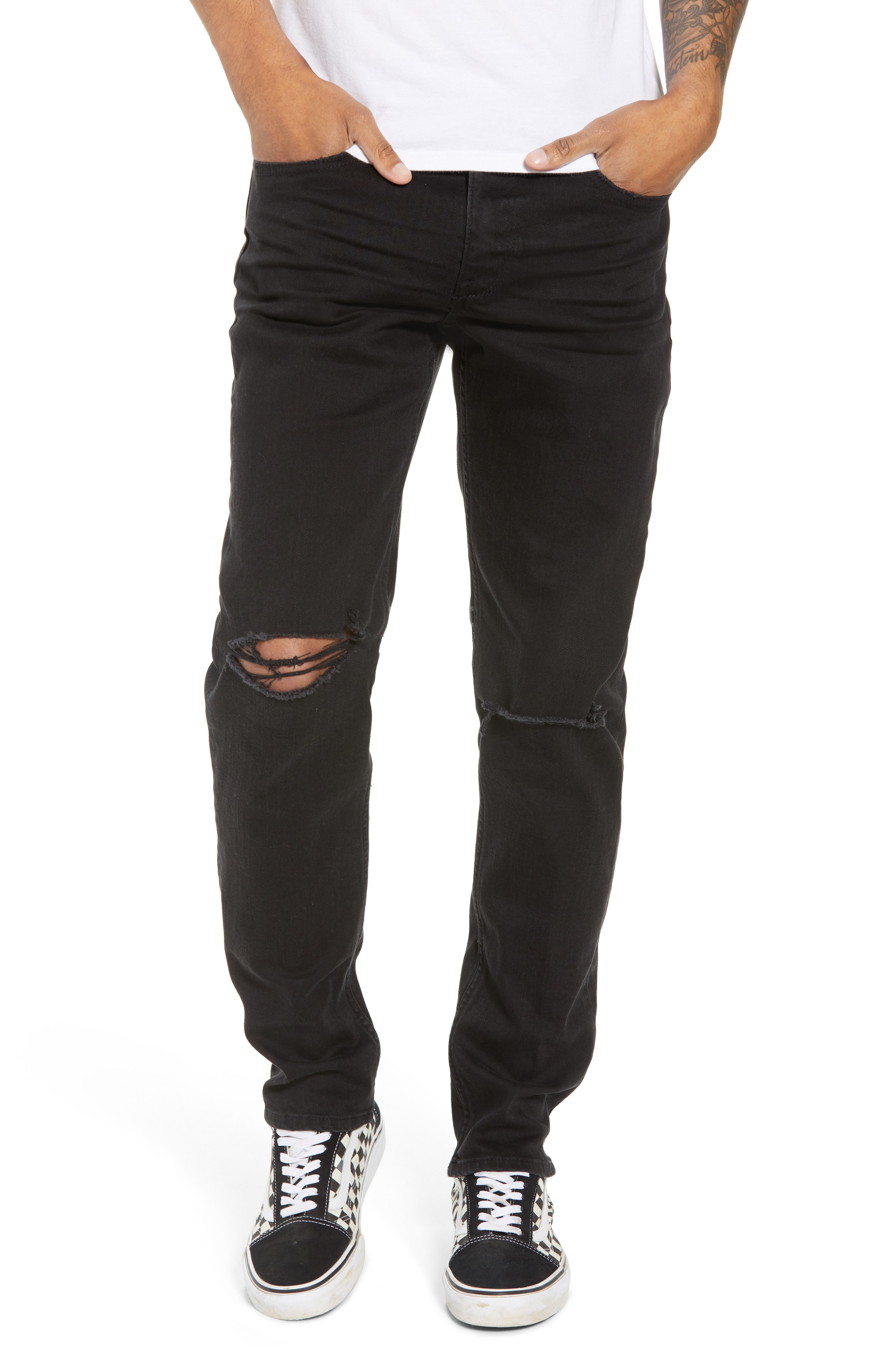 Men's Black Wash Jeans | Nordstrom