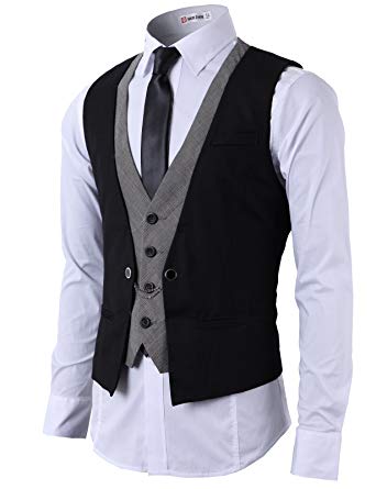 H2H Mens Formal Slim Fit Premium Business Dress Suit Button Down
