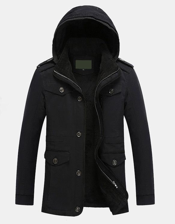 Mens Hooded Winter Coat | Things to Wear | Hooded winter coat, Mens