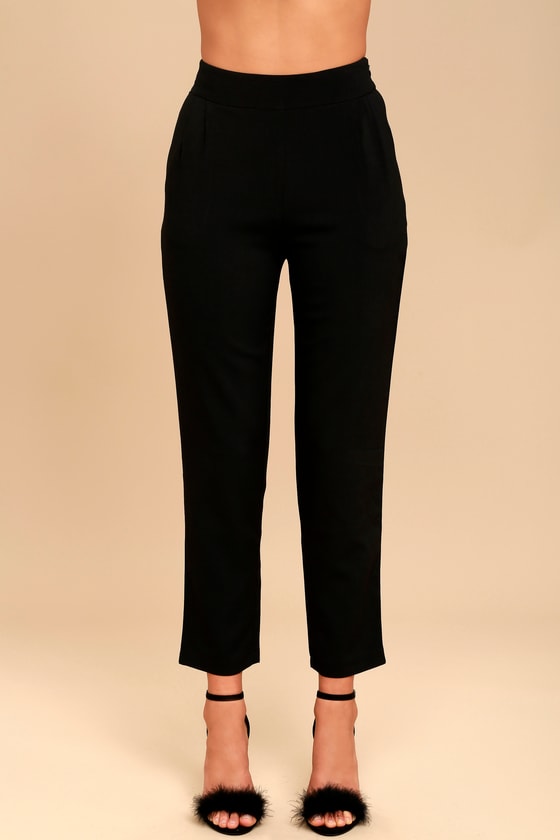 Chic Black Pants - Trouser Pants - Dress Pants