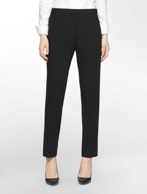 straight fit highline black pants | Calvin Klein