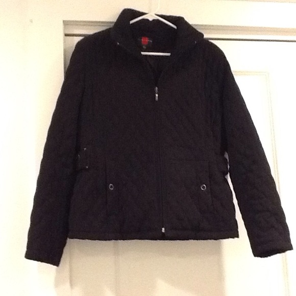 GALLERY Jackets & Coats | Black Quilted Jacket | Poshmark