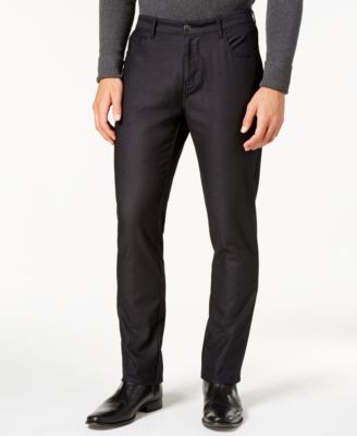 Ryan Seacrest Distinction Men's Slim-Fit Black Dress Pants, Created
