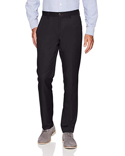 Black Men's Slim Fit Suit Pants: Amazon.com