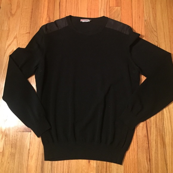 Prada Sweaters | Black Sweater Size 52 | Poshmark